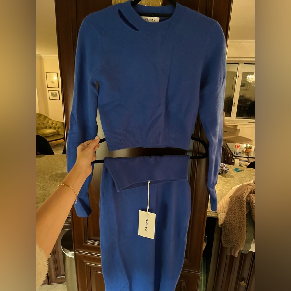 Brand New with tags - Frame Cashmere Sweater & Skirt ($468 and $498 original)